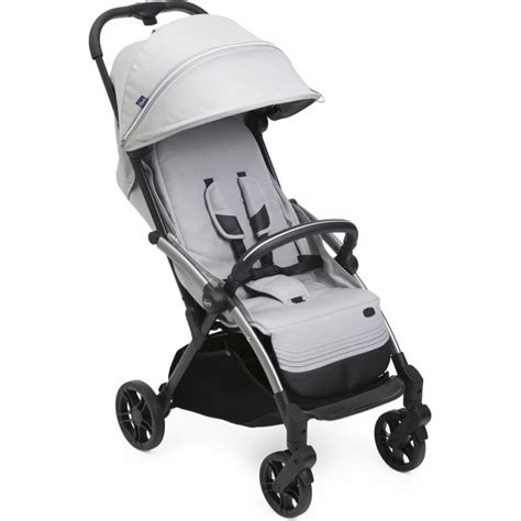 Passeggino con manopole grigie personalizzate