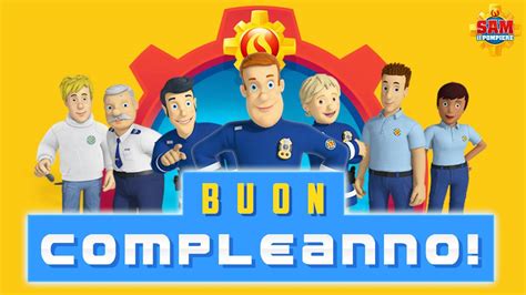Sam il Pompiere con la sua squadra