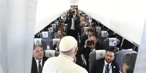 Estratto delle dichiarazioni di Papa Francesco in un volo aereo