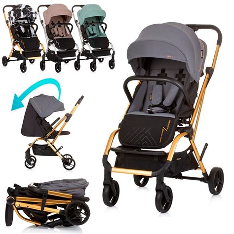 Passeggino leggero di design con dettagli di lusso