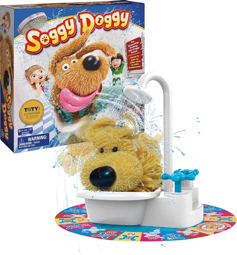 Componenti del gioco da tavolo Soggy Doggy di Spin Master