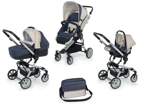 schema dei componenti di un sistema trio: navicella, ovetto e passeggino