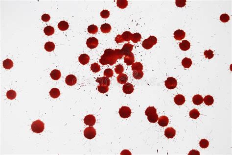 Gocce di sangue su un fazzoletto