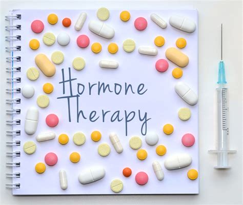 rappresentazione stilizzata di un ciclo di terapia ormonale con promemoria e indicazioni mediche