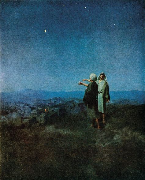 La stella cometa si ferma sopra Betlemme