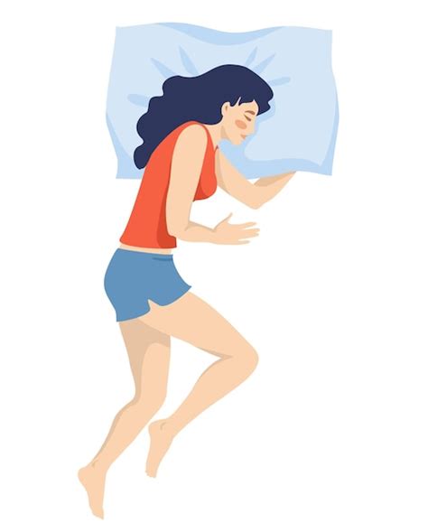 Donna che dorme con un cuscino da gravidanza