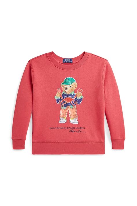 bambino che indossa una felpa elegante Polo Ralph Lauren