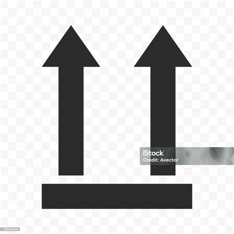 Icona di un pacco in spedizione con freccia