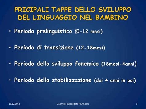 rappresentazione delle fasi di sviluppo del linguaggio infantile