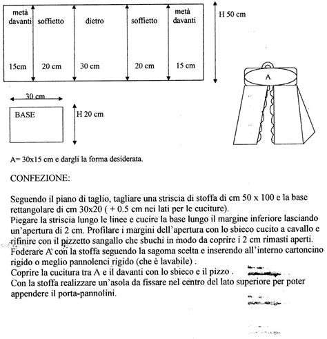 Schema di assemblaggio porta pannolini sospeso
