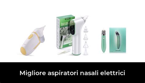 Grafico comparativo delle caratteristiche chiave di diversi aspiratori nasali elettrici