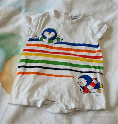 pagliaccetto estivo per neonato con stampa colorata