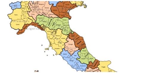 Mappa Italia con codici catastali comunali