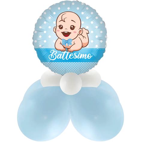 palloncini battesimo eleganti