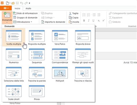 Esempio di interfaccia CedAP con scelta multipla per metodi di induzione