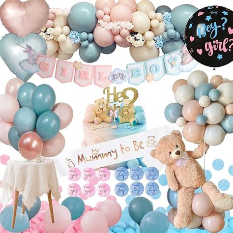 Esempio di tavola baby shower con tema azzurro e orsetti