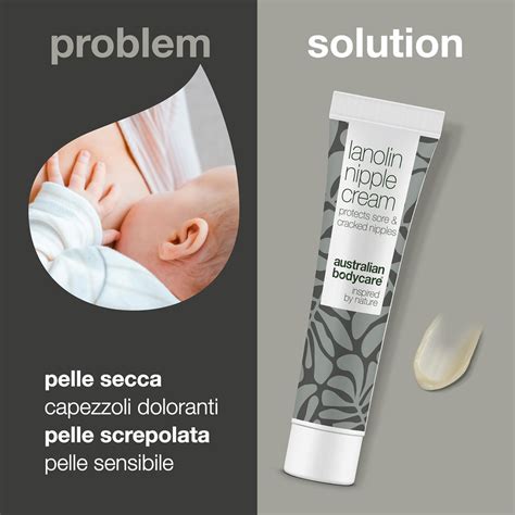 Crema alla lanolina per la cura dei capezzoli