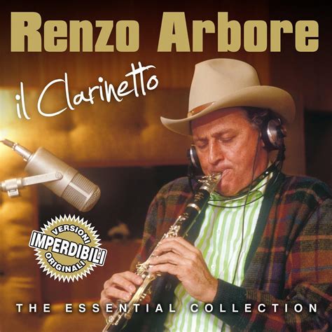 Renzo Arbore con il suo clarinetto