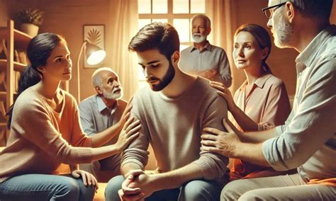 Famiglia che cerca supporto