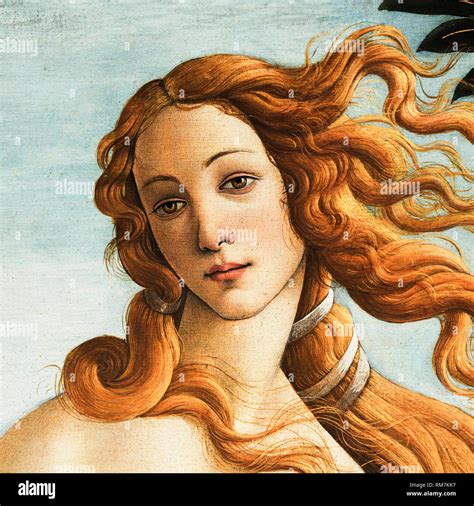 Dettaglio dell'Ora della Primavera nella Nascita di Venere