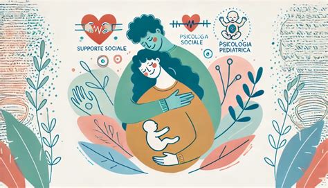 illustrazione concettuale del benessere materno e supporto familiare