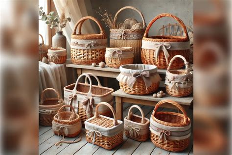 Tipi di cestini base per bomboniere: vimini, juta e stoffa