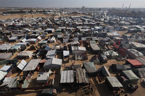 Rafah tent camp after attack