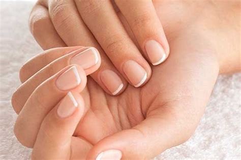 Donna incinta con mani curate e gel colorato