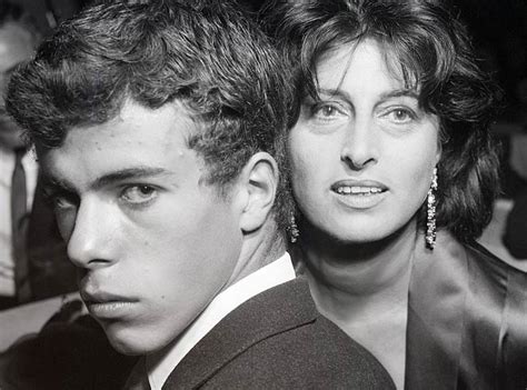 Anna Magnani con il figlio Luca