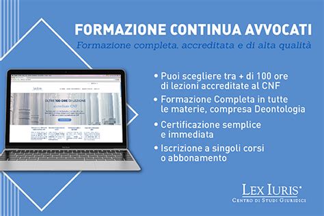 Obbligo formazione continua avvocati