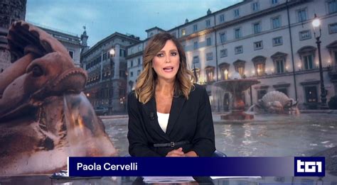 Ritratto di Paola Cervelli al Tg1