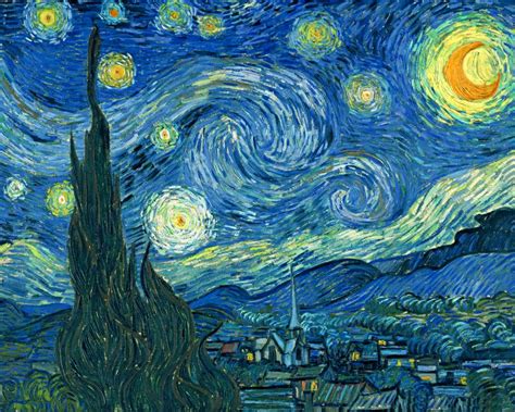 Notte stellata di Vincent van Gogh