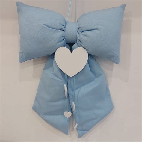 Immagine di un kit fai da te per fiocco nascita azzurro