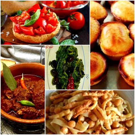 Piatti tipici della cucina salentina in un ristorante di Porto Cesareo