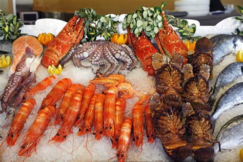 Crudi di mare freschi
