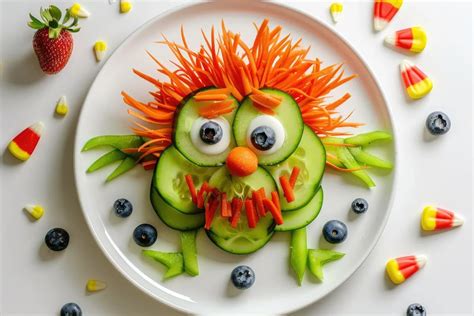 Piatti divertenti per bambini con verdure a forma di animali