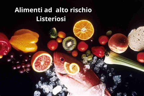 Schema rischio listeriosi alimenti