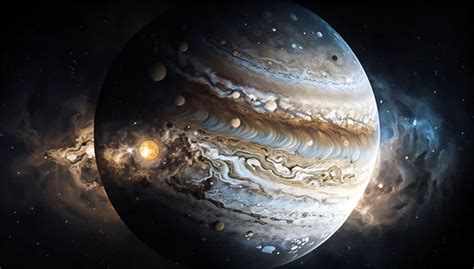 immagine stilizzata del glifo del Sagittario accostato al pianeta Giove