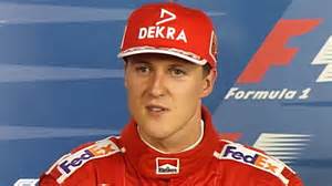 Michael Schumacher alla guida di un kart nei primi anni della sua carriera