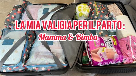 Valigia per il parto estiva