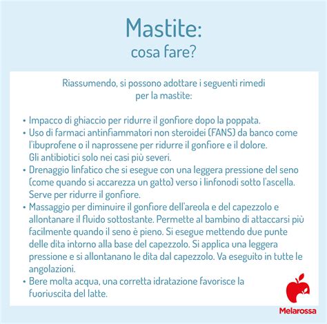 Rimedi per la mastite
