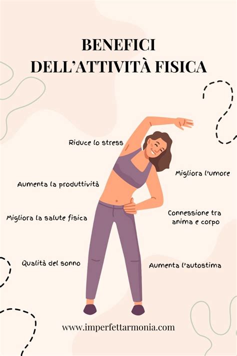 infografica sui benefici dell'attività fisica dolce per la microcircolazione