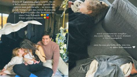 Ludovica Valli con il compagno Gianmaria Di Gregorio e i loro figli