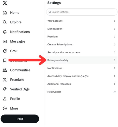 X privacy settings for date of birth