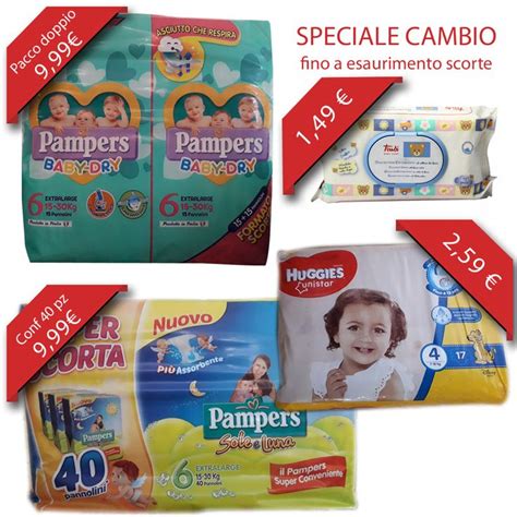 Scorta di pannolini e salviettine per il cambio