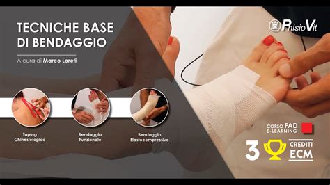 schema illustrativo della tecnica del bendaggio occlusivo applicato su un arto