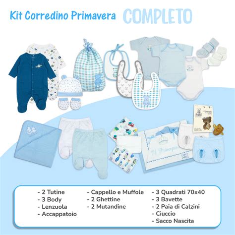 Corredino neonato inverno, lista vestiti