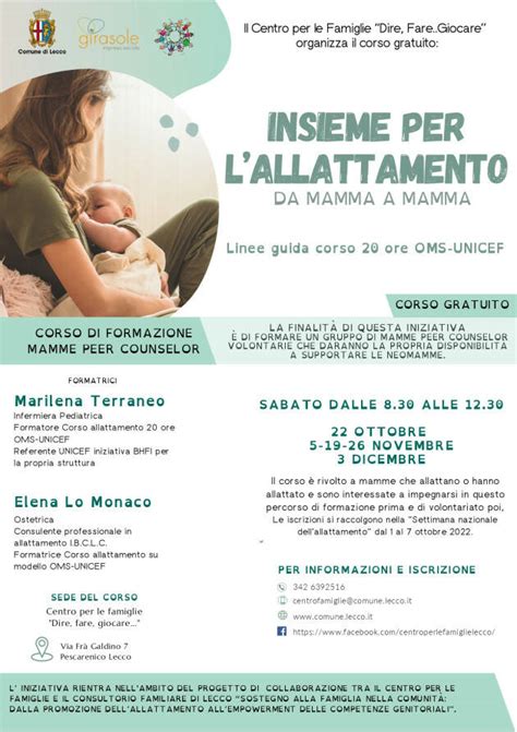 Rete di supporto per l'allattamento
