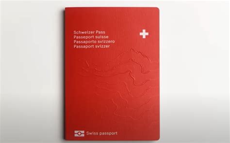 Passaporto svizzero e simboli della Confederazione