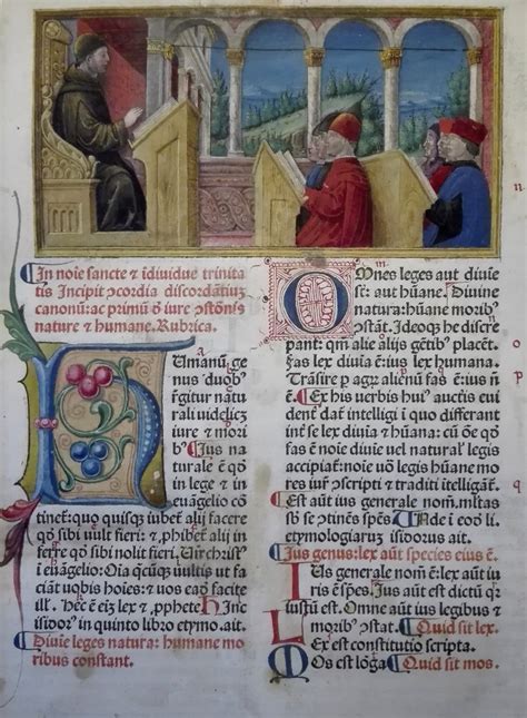 Una pagina di un incunabolo (libro stampato nei primi anni della stampa)